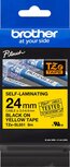 24mm Brother Kabel tape Zwart op Geel gelamineerd TZe-SL651 24mm Brother Kabel tape Zwart op Geel gelamineerd TZe-SL651