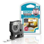 1978364 Dymo D1 Durable vinyl tape 12mm Zwart op Wit 5.5m