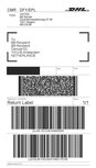 2166659 Dymo Pakket/verzend /DHL 102X210 á140 stuks voor 4-5 XL