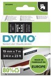 45811 Dymo D1 tape 19mm Wit op Zwart 