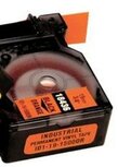 18436 Rhino Vinyl tape 19mm Zwart op Oranje