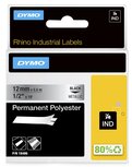 18486 Rhino Polyester tape 12mm Metallic