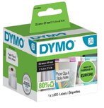 11354 Dymo Multifunc etiket, 32X57mm á1000st verwijderbaar 