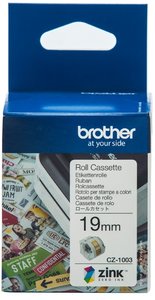 CZ-1003 Brother kleuren rol cassette 19mm breed.